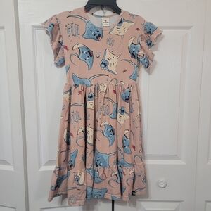 Mullido Fiji Rays Flowy Dress Frill Sleeves Size 134